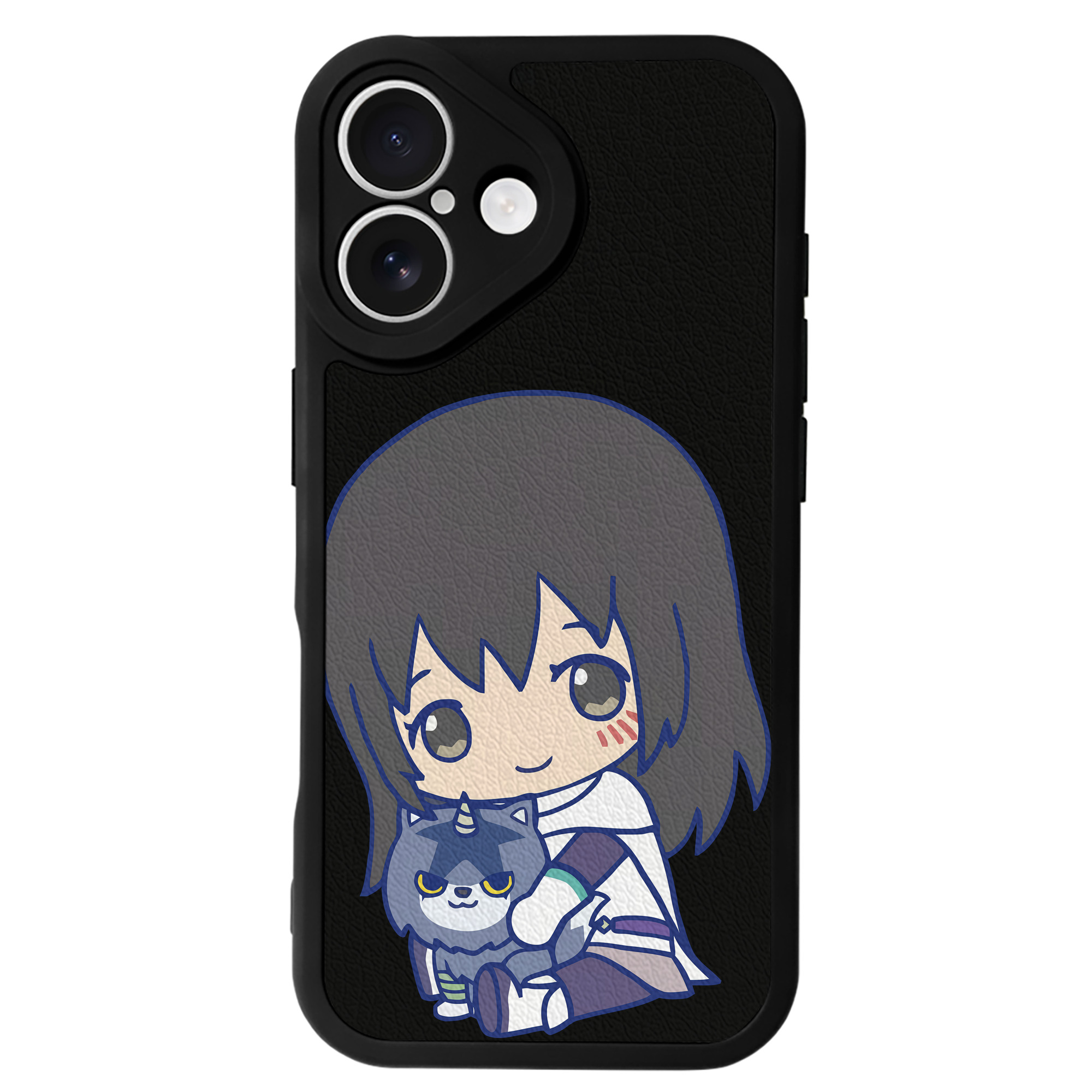 （画像用） 転スラ Regarding Reincarnated to Slime 【iPhone 16シリーズ対応】シリコンスマホケース（レザー調） 材質：シリコン